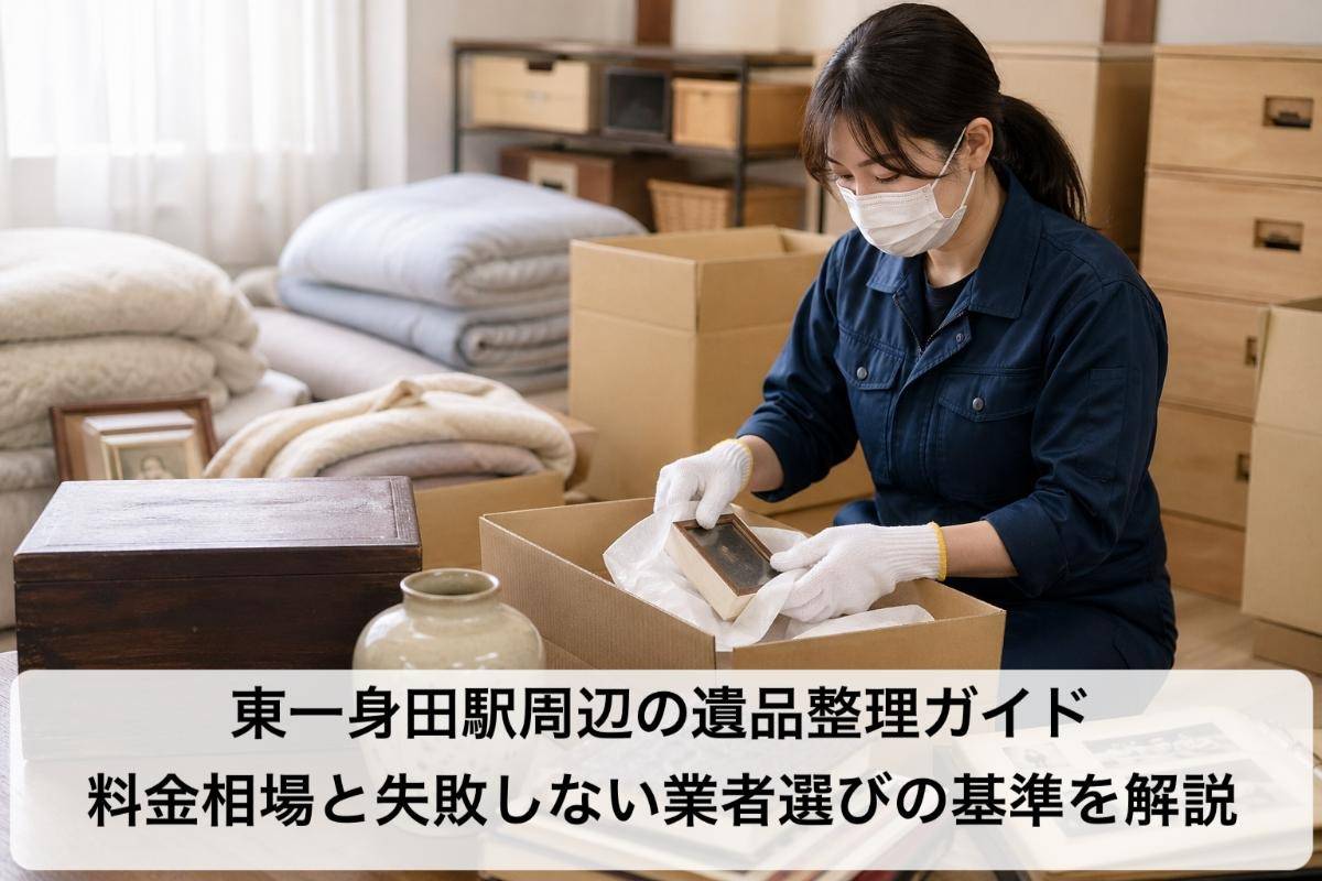 東*！様 遺品整理まとめ売り 東一身田駅周辺の遺品整理ガイド｜料金相場と失敗しない業者選びの基準