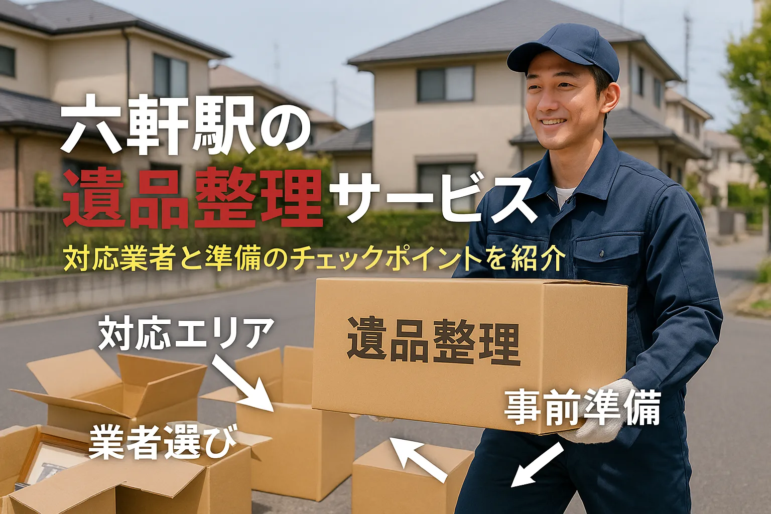 六軒駅エリアの遺品整理の対応サービスとは？依頼前に知るべき準備要点