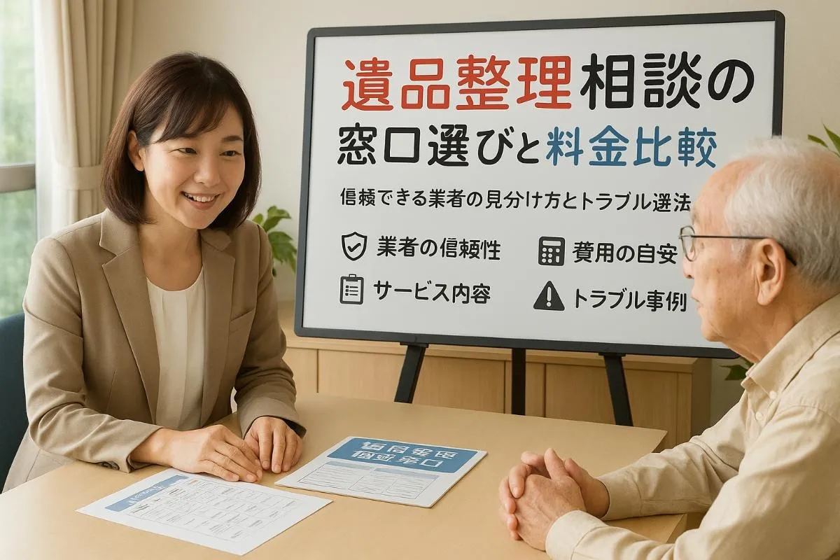 遺品整理の相談基礎知識とトラブル回避法まとめ｜料金・業者選び・公的支援まで徹底解説